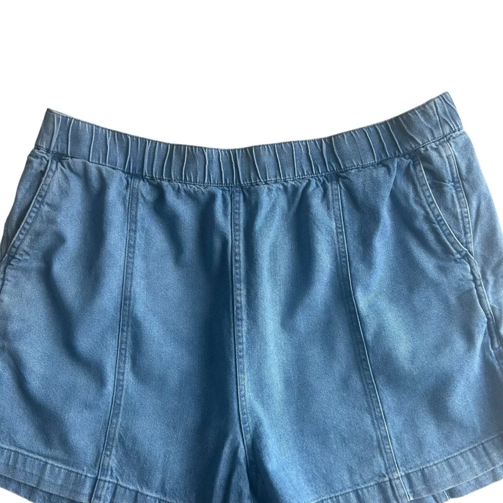 Madewell Denim Easy Pull-On Shorts in Rathmore Wash XL - Picture 3 of 10
